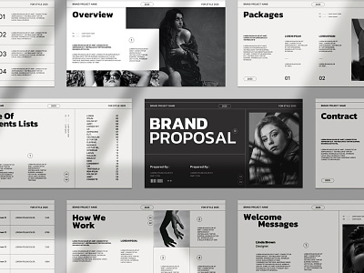 Brand Proposal Presentation Template template