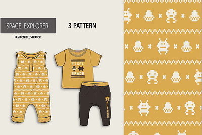 BABY WEAR FASHION ILLUSTRATION fashion flat graphic design