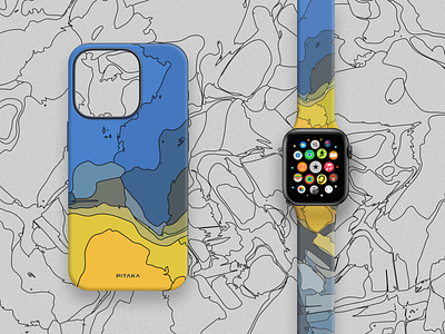 Lines - iPhone Case & Watch Band apple apple watch create design dribbble fusion weaving graphic design iphone phone cases pitaka watch bands