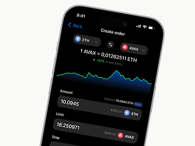 Crypto Exchange Platform UX/UI app application bitcoin crypto eth exchange ios platform react spot trade trading ui ux web3