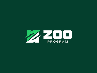 ZOO Program animal beast brand identity branding crossfit green gym jungle kreatank logo logo design scratch mark visual identity wild wilderness workout z letter z monogram zoo