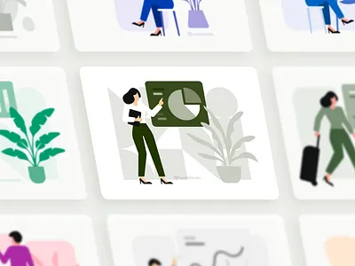 Analytics | Free Vector illustration by Vectorloom.com analytics chart design flat graph illustration ui vector