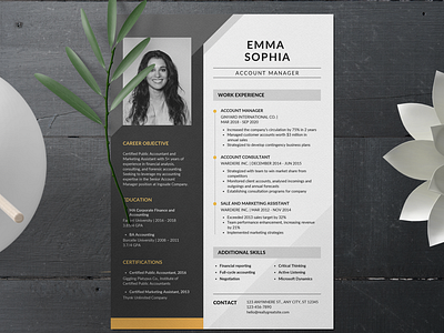 Resume and Cover Letter Design adobe illustrator adobe photoshop cover letter curriculum vitae cv design graphic design portfolio resume resume cv resume design template typography