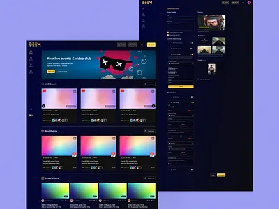 Decentralized Video Streaming Platform blockchain creator app crypto defi design finance media product design ui video video app video streaming web app