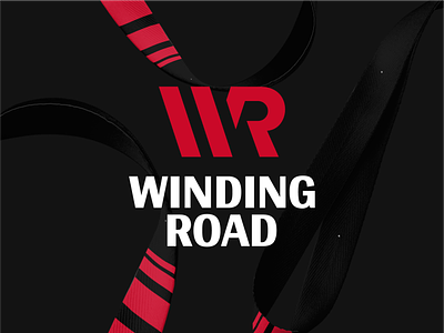 Winding Road brand identity brand branding car collector dealership design designer graphic design illustrations red retro ui vehicles winding road