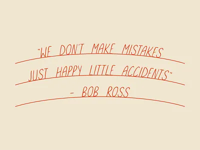 Happy Accidents design digital art digital illutration font graphic design