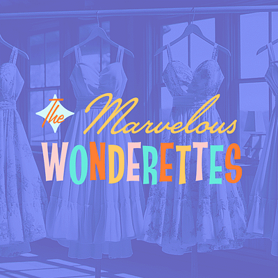 The Marvelous Wonderettes (musical) logo branding logo musical theater theatre