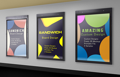 Sandwich Board / Sign Board / Signage / Outdoor Ads / Banner 3d billboard board branding design flat free freebie graphic design icon illustration logo motion graphics sandwichboard sign signage signboard ui ux vector