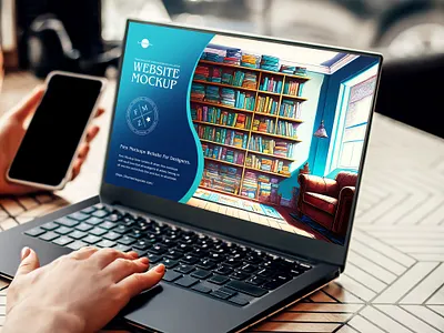 Free Laptop Website Mockup website mockup