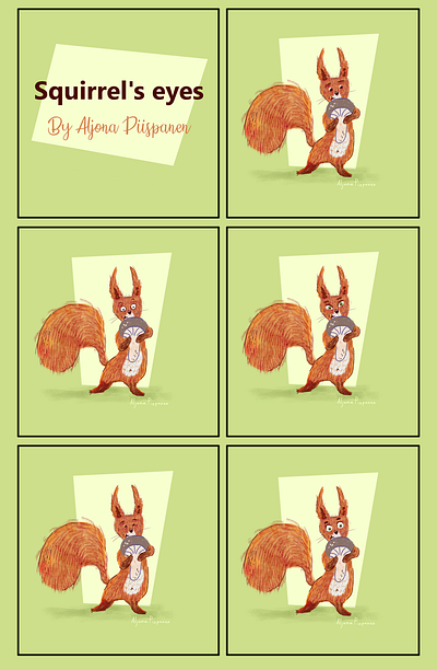 Squirrel character design cartoon character design lime piispanen squirrel