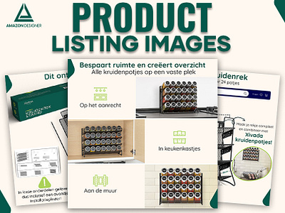 Amazon Listing Infographics Images || Spice Jars Rack a content adobe illustrator adobe photoshop amazon amazon infographics amazon listing amazon listing images ebc graphic design infographics listing listing design listing images