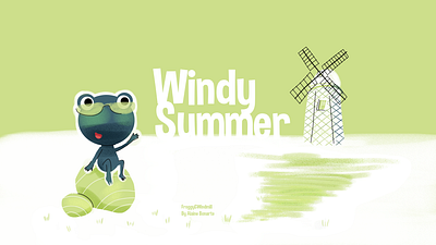 Lime wallpaper with Froggy froggy google illustration lime piispanen wallpaper windmill