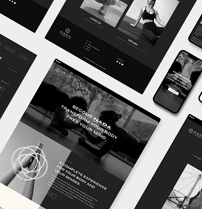 Nada Temple design ui ux web design webflow