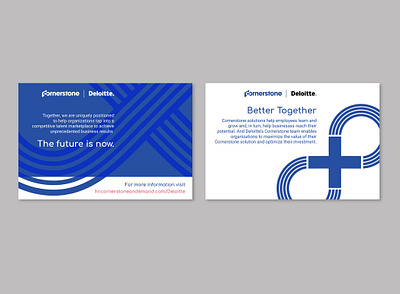 Cornerstone Better Together Postcard graphic design illustrator indesign layout print design