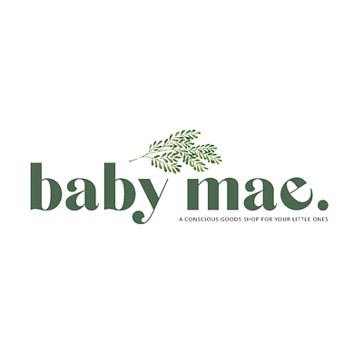 Baby Mae Logo baby logo branding goods logo logo