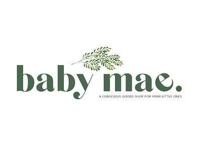 Baby Mae Logo baby logo branding goods logo logo