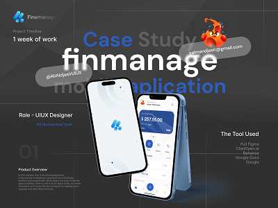 Case Study on How Finmanage cant help your Finances app banking app casestudy finance finansial money ui uiux ux research uxcasestudy uxfinancial uxresearch uxui walet