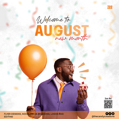 New month graphic design