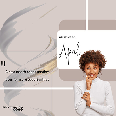 New month branding motion graphics ui