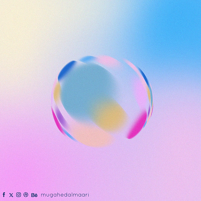 Diffused Light Ball | كرة خفيفة منتشرة aftereffects animation design illustration motion graphic افترافكت انيميشن