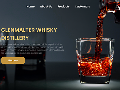 Glenmalter whisky distillery app app branding design illustration logo mobile mobile app prototype ui ux
