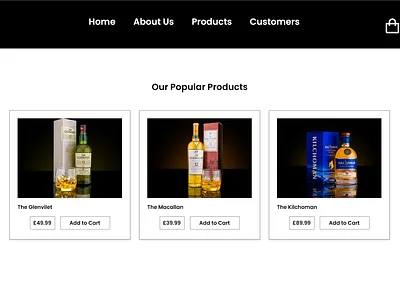 Glenmalter distillery app - products app branding design illustration logo mobile mobile app prototype ui ux