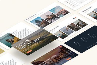 Traveling Website branding designer graphic design landing page travelling ui uiux uiux designer ux website website design