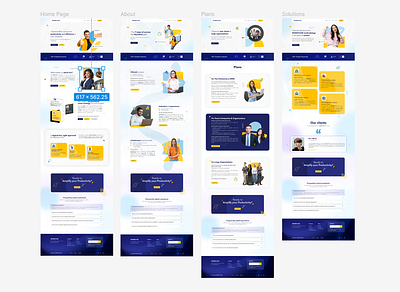 Worxflow - Figma UI + Website Design branding business website elementor pro figma graphic design responsive design ui website design wordpress