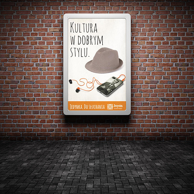 Advertising campaign for the Polish National Radio advertising creative direction outdoor poster