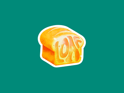 Loaf 🍞 bake baking bread calligraphy illustration kitchen loaf procreate sticker