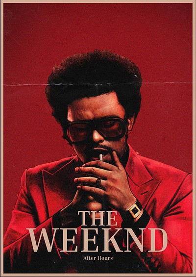 THE WEEKND Poster graphic design