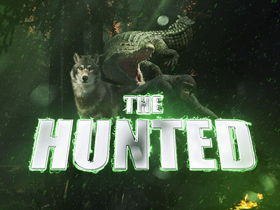 The Hunted Animated Banner animated banner animated icon animated logo animation banner discord banner discord pfp logo motion graphics