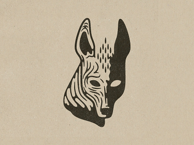 Xolo ancestral animal branding design dog graphic design illustration illustrator isologo logo logotype mexico texture tulum xolo xoloitzcuintle