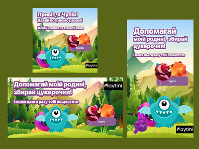 Playtini (Sweet Bonanza game redesign) banner branding design gamedesign graphic design web web design