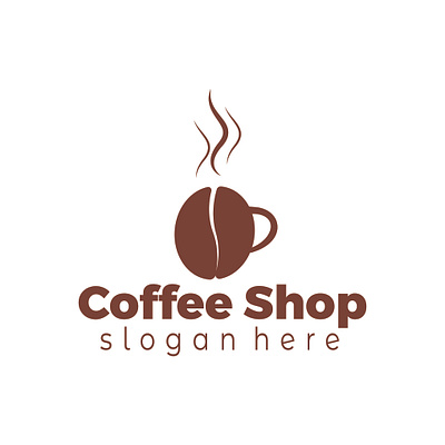 coffee logo, minimal, logo design coffee beans coffee logo coffee lover coffee shop logo design minimal logo tea time