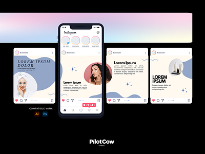 Skin Product Instagram Carousel adobe photoshop advertising art art direction artist beauty branding character design concept creativeart design dribbble editorial graphice design graphics instagram carousel product simple skin