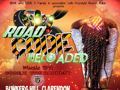 Road Code Series event ad flyer graphic design photoshop poster