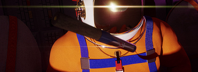 Astronaut and Vape 3d animation astronaut cinema 4d motion graphics vape