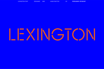 Lexington Stencil Font branding design font fonts graphic design identity logotype type typeface typography