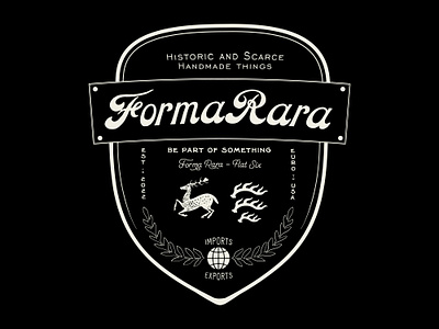 FormaRara : Branding badge branding design flag graphic design heraldry icon illustration logo vector