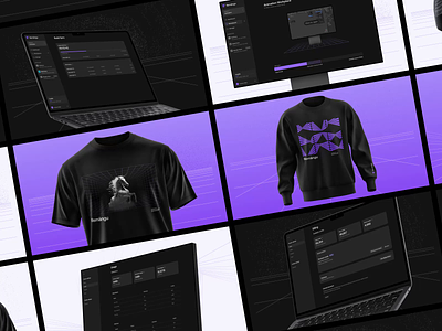 Remāngu Product and Merch animation application branding cloud dark dashboard game design game development merch merchandise product purple retro futuristic virtual