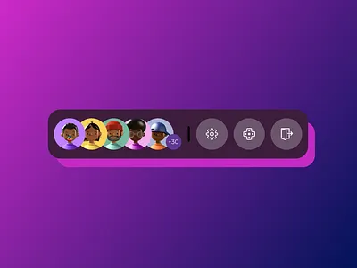 In-game control panel 🎮 access control panel controls design desktop game game ui in game ui metaverse portal product design settings ui ux video games web3