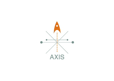 Axis - Day 1 branding dailylogochallenge graphic design logo modern retro space