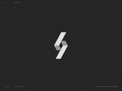 S Monogram (Logofolio 2023) 3d logo branding geometric geometric s graphic design logo logo design minimal minimal logo minimal s pseudo 3d ribbon s s logo s monogram