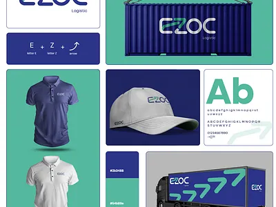 Ezoc logo design branding logistic logo logo