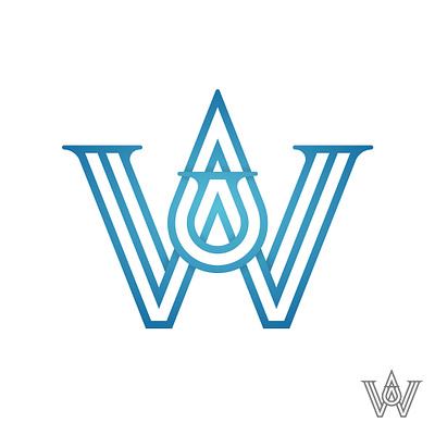 Logo for Sale Luxury Letter W Water brand design designer elegant expert for forsale letter logo logos luxury made pre premade professional ready readymade sale w water