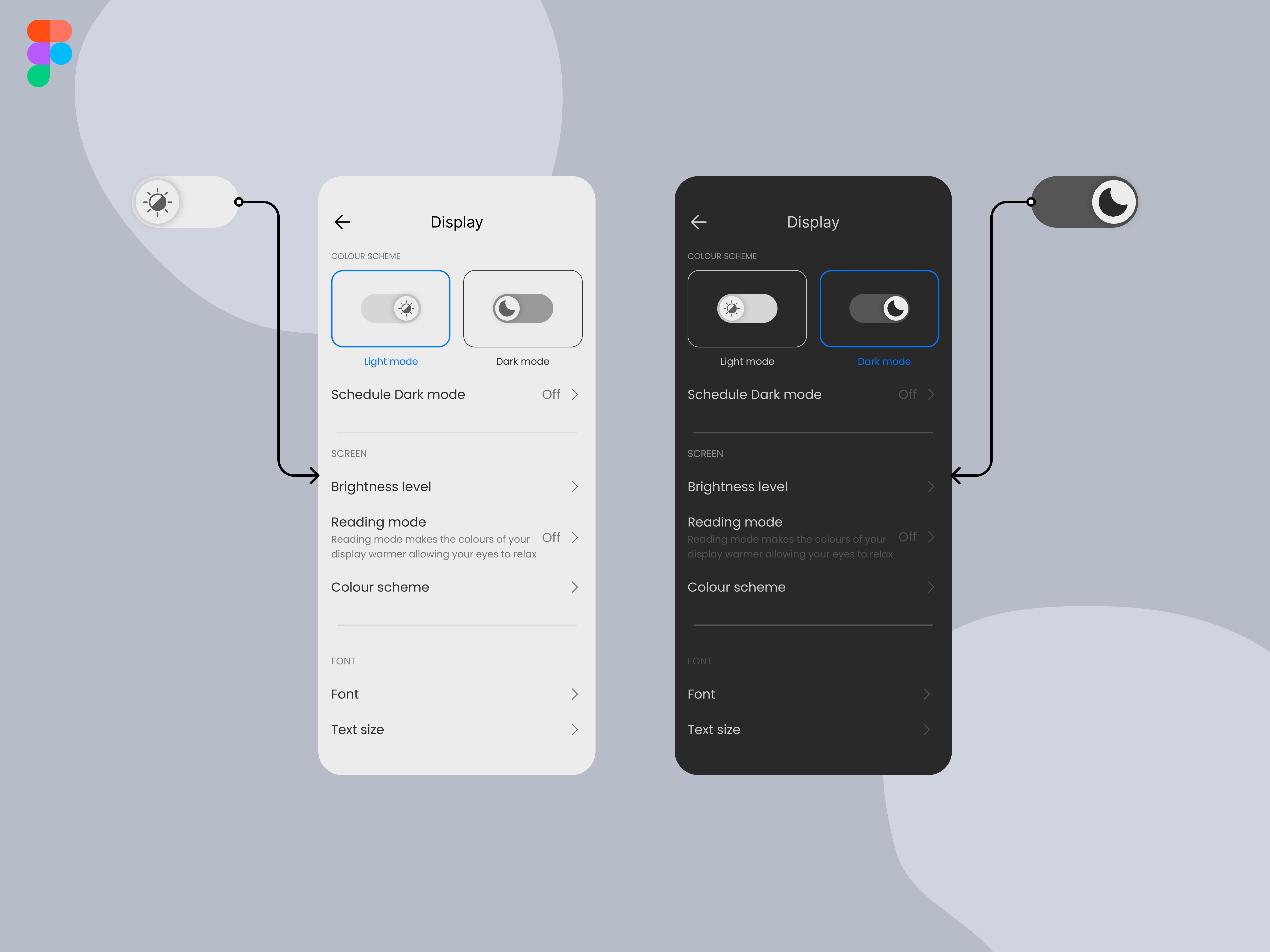 Light mode and Dark mode 2 screens app app design best app design dark mode dark mode light mode light mode uiux