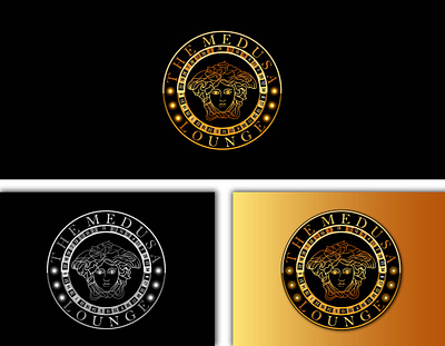 The Medusa Lounge Logo bar branding casino design graphic design illustration logo poker