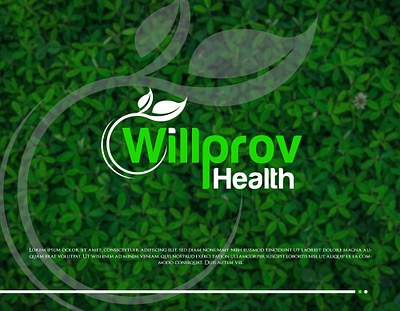 Willprov Health Logo branding design graphic design health healthcare herbal illustration logo medicine