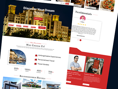 Online hotel booking website booking webbsite design graphic design hotel booking website hotel website landing page design ui ui design ux ux design web design webpage design website design